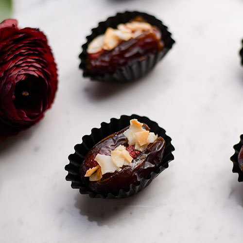 Red Velvet Coconut Majdool Dates